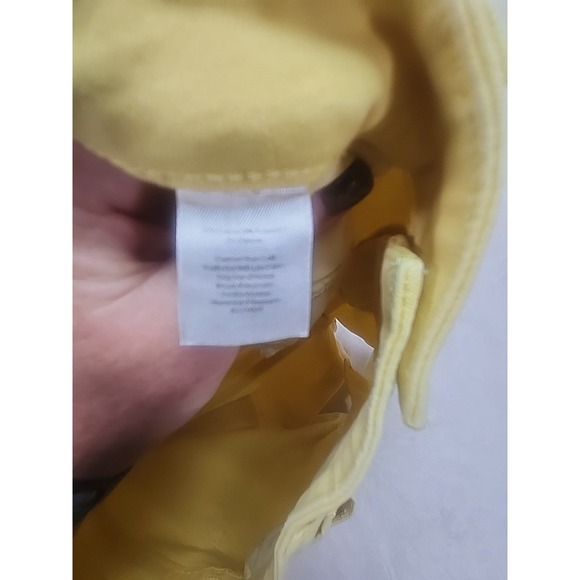 Vineyard Vines Yellow Denim Shorts 3" Inseam Rolled Leg‎ Culf Size 4 - Picture 7 of 7